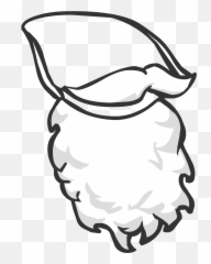 Santa Claus - Cartoon White Beard Png Emoji,Emoticon De Olas