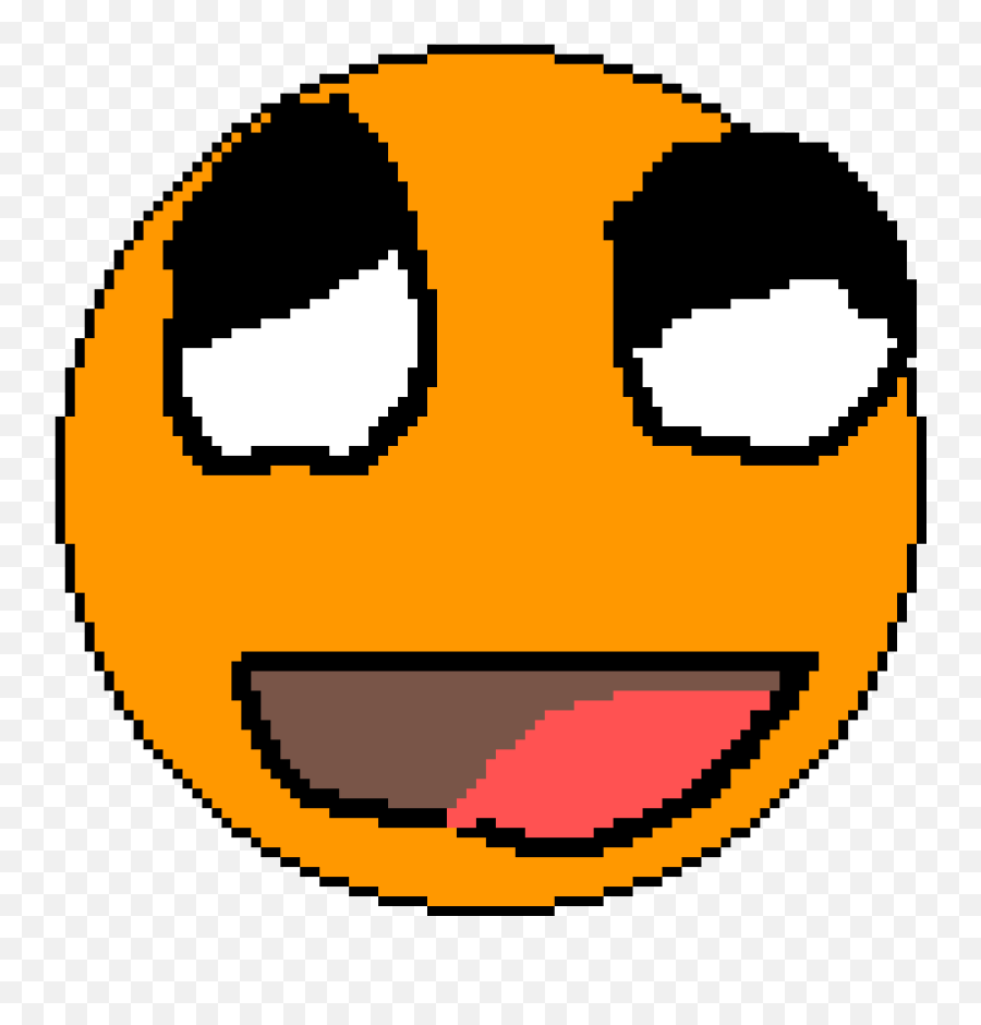 Pixilart - Orange Fruit Pixel Art Emoji,What The Heck Emoticon