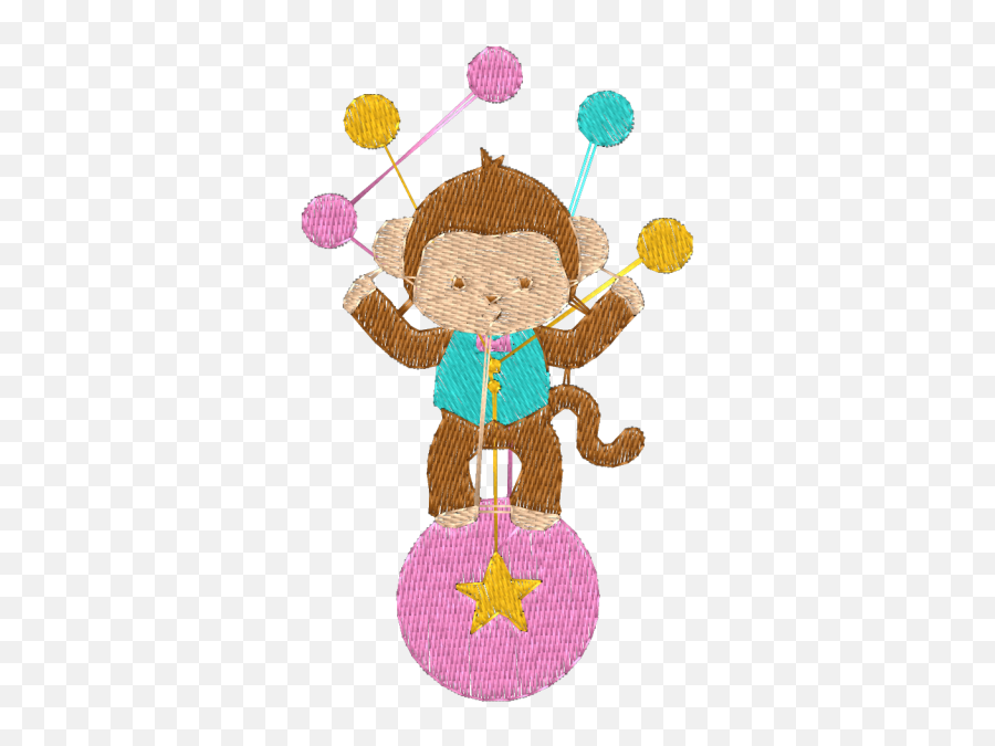 Matriz De Bordado Macaco Malabarista Circo Emoji,Emoticons Do Whatsapp Macaco