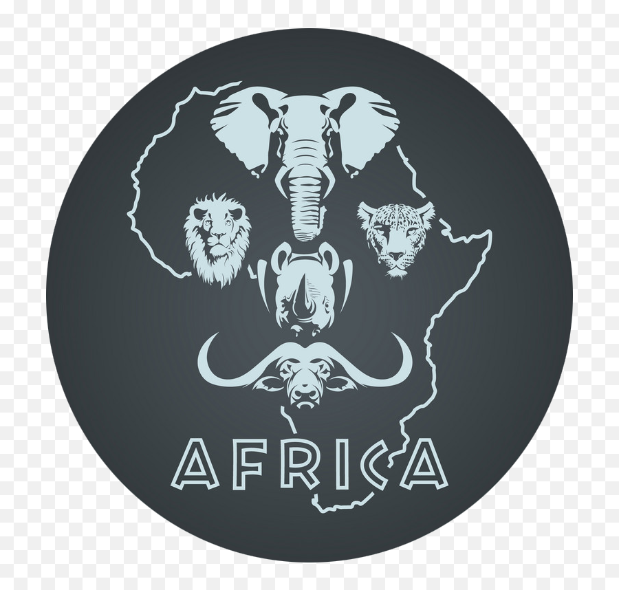 Afrikau0027s Big Five Superstars - African Logo On Shirt Emoji,Elephant Touching Dead Elephant Emotion