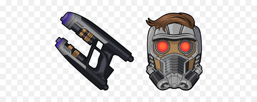 Star - Star Lord Gun Png Emoji,Hero Emotions Mcu Guardians Of The Galaxy