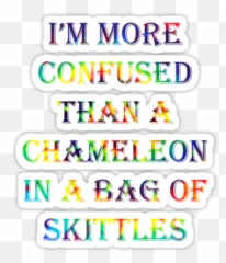 Im More Confused Than A Chameleon In A - I M More Confused Than A Chameleon Emoji,Quotes About Confused Emotions