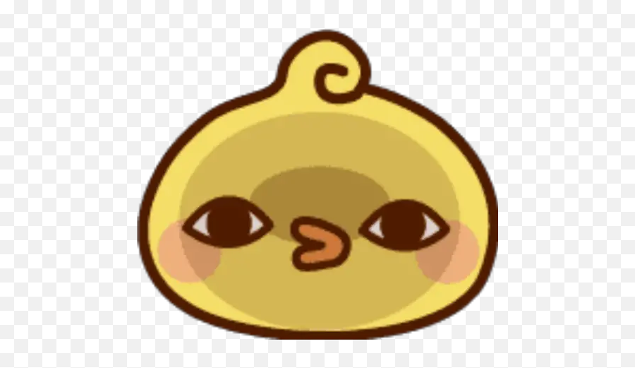Piyomaru Emoji - Happy,Shinchan Emoticon