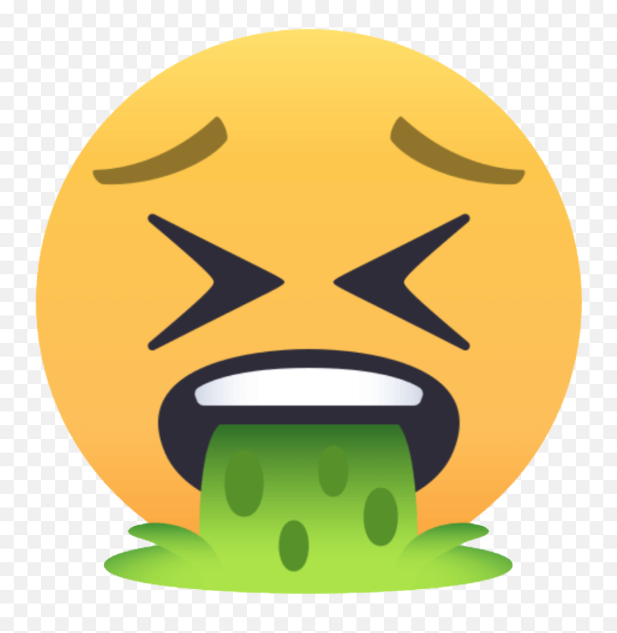 Transparent Vomiting Clipart - Vomito Emoji,Doki Doki Smile Emoji