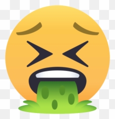 Transparent Vomiting Clipart - Vomito Emoji,Doki Doki Smile Emoji