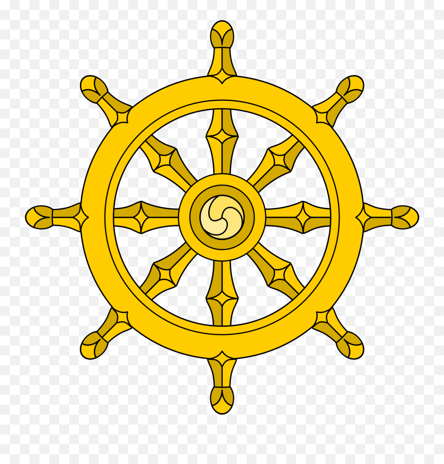Bodhi Day - Wikipedia Wheel Of Dharma Emoji,Nirvana Emoji