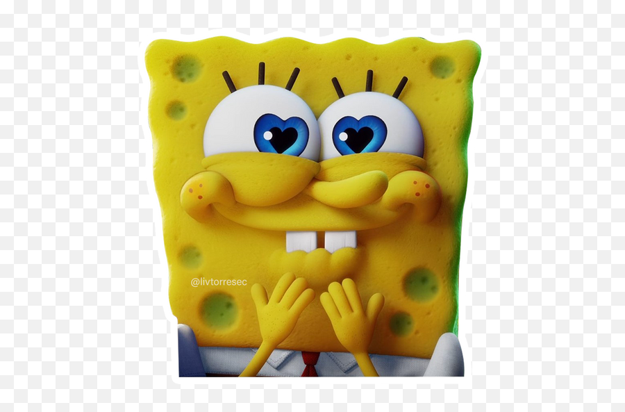 Sticker Maker - Imagenes De Amor De Bob Esponja Emoji,Bob Emoticon