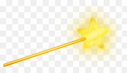 Magic Wand Clipart - Gold Magic Wand Pnd Emoji,Magical Wand Emoticon