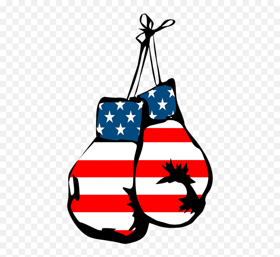 Boxing Gloves Clipart American Flag - Clipart Boxing Gloves Emoji,Iphone7 Boxing Gloves Emoji