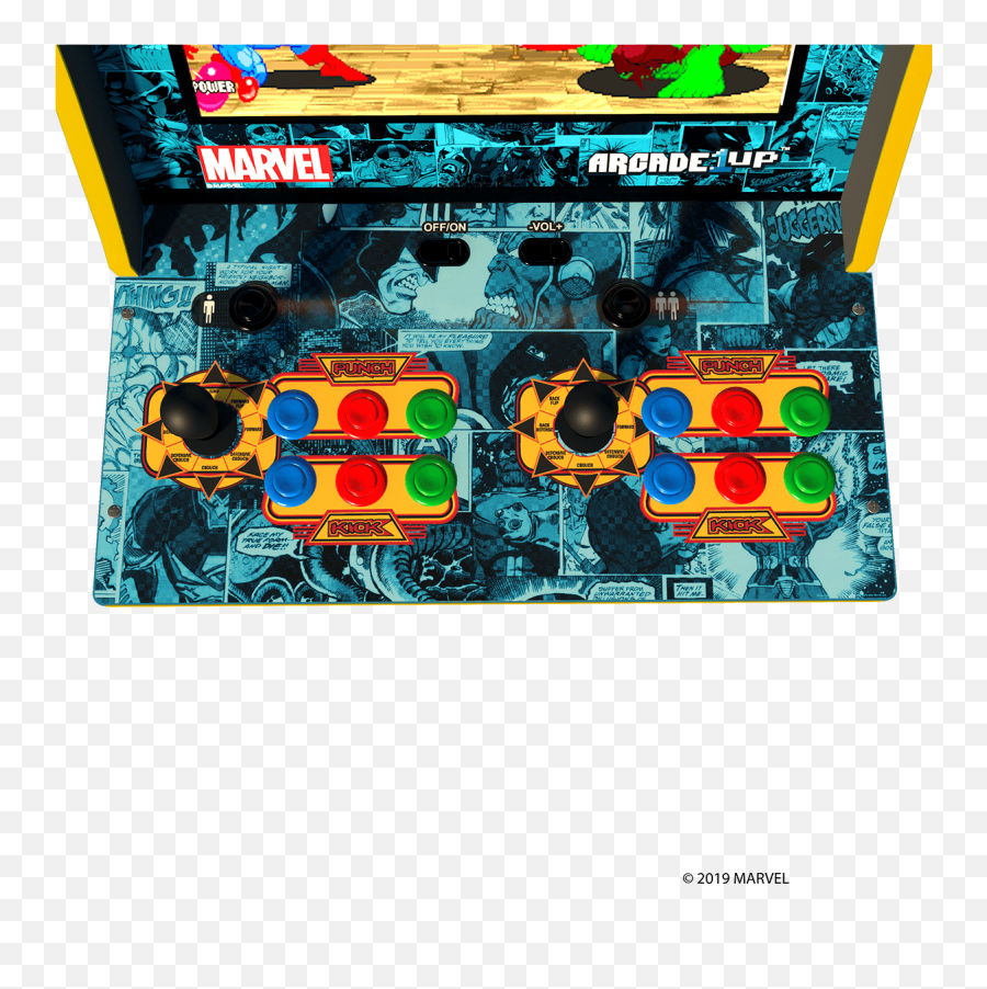 Arcade1ups Marvel Super Heroes Cabinet - Arcade1up Marvel Super Heroes Emoji,Marvel Character Controls Emotion