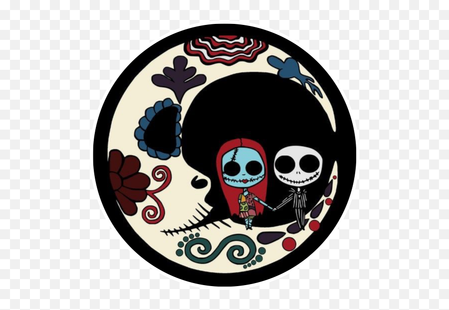 Nightmarebeforechristmas Sticker By Laurenleigh - Trippy Nightmare Before Christmas Drawings Emoji,Nigtmare Before Christmas Emojis