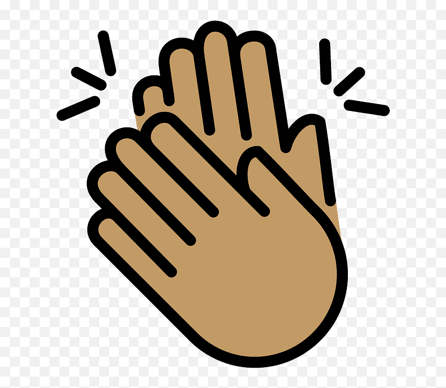 Clapping Hands Emoji Clipart - Clapping Hands,Applause Emojis