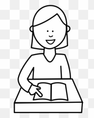 Girl Reading A Book Free Image Download - Studying Clipart Black And White Emoji,Girl Read Emotions