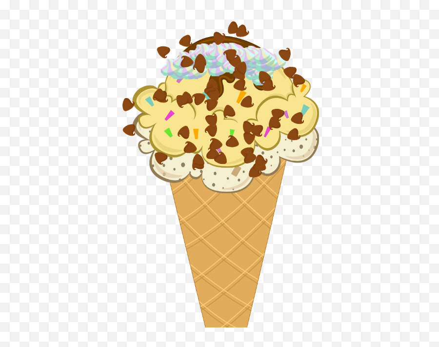 Ice Cream From Abcya - Cone Emoji,Emojis Lounging In A Chaie With A Santa Hat Eating Ice Cream Cones