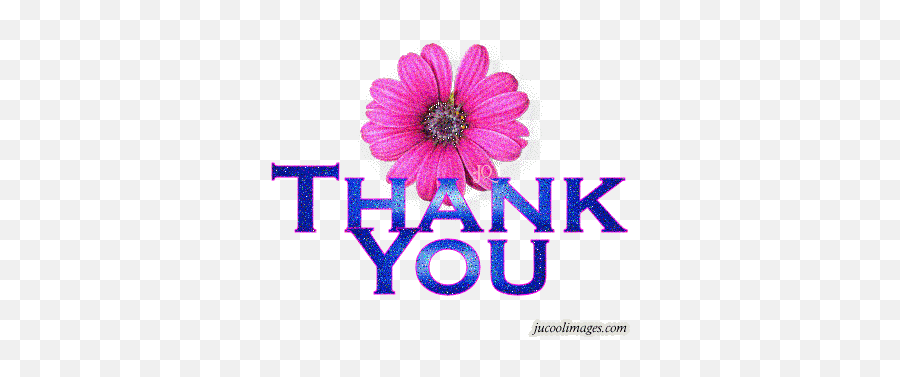 Birthday Thank You Clipart - Animated Gif Thank You With Flowers Emoji,Thank You For Birthday Wishes Emoticon