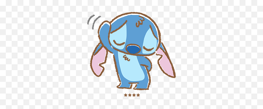 Stiker Custom Stitch Emoji,Disney Emojis Stitch