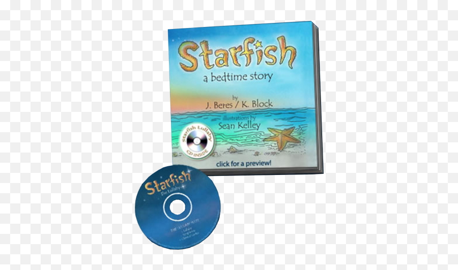 Starfish Lullaby Book U0026 Cd - Optical Disc Emoji,Starfish Emoticon For Facebook
