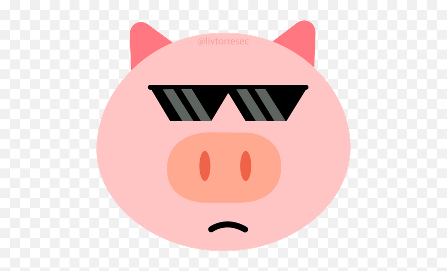 Sticker Maker - Little Pig Happy Emoji,Qoobee Agapi Emoticon Meaning