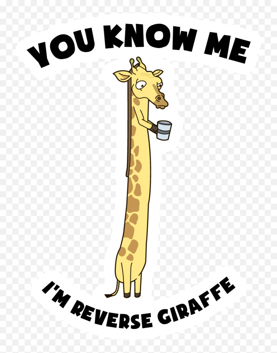 Rick And Morty Reverse Giraffe - Language Emoji,Giraffe Emoticon