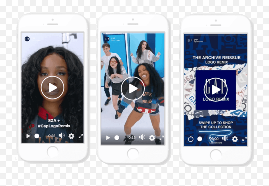 How To Sell - Gap Instagram Story Ads Emoji,Monica Lewinsky Emojis