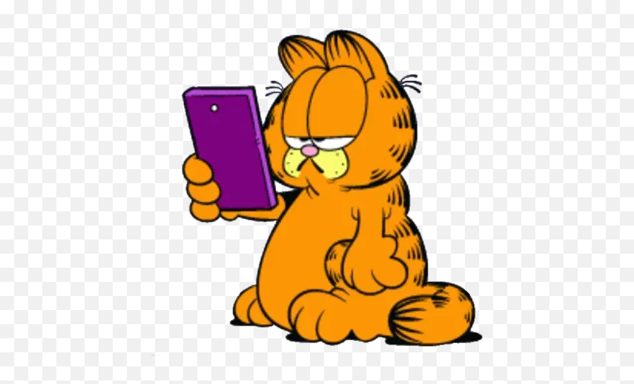 Garfield Iii Whatsapp Stickers - Stickers Cloud Emoji,Pookie Garfield Emoji