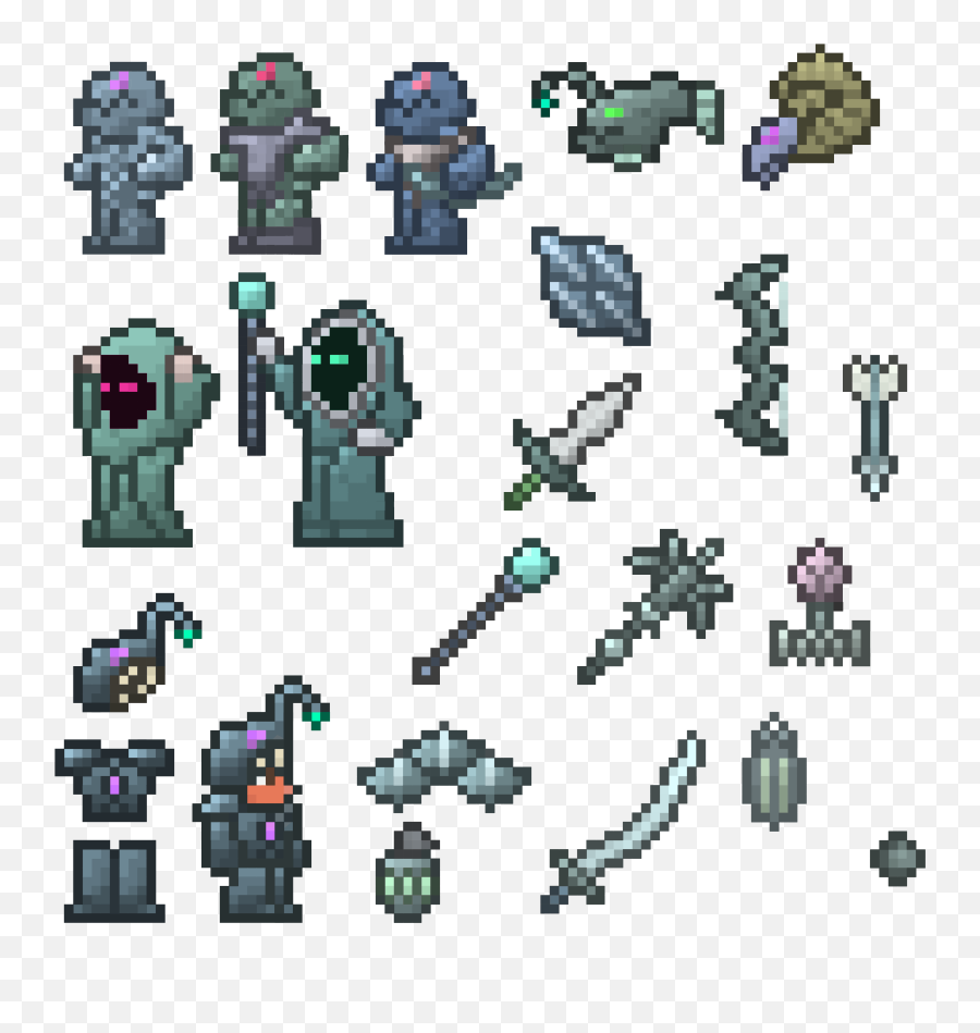 Scrolldrop Terraria Emoji,Terraria Npc Emoticons