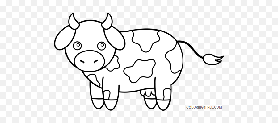 Black And White Cow Coloring Pages Cow Printable Emoji,Cute Emoji Cow