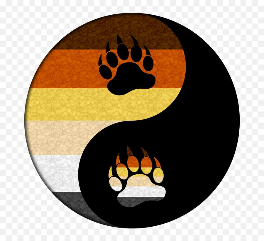 Bear Yin And Yang - Live Loud Graphics Emoji,Yin Yang Emoji
