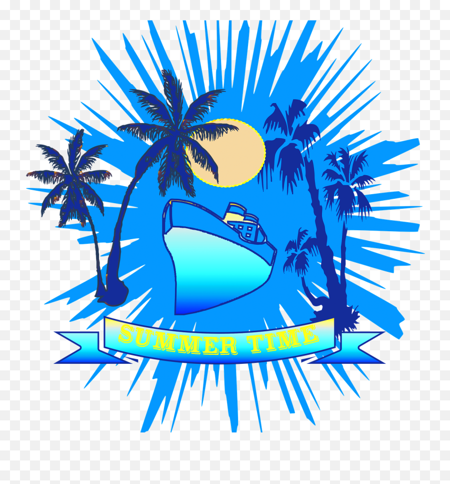 Palmtree Ship Boat - Free Image On Pixabay Emoji,Palm Tree Emoji Png