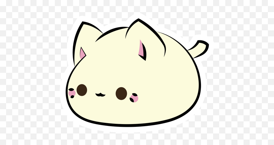 Cute Cats - Sticker Mania Emoji,Lying On Floor Cat Emoji