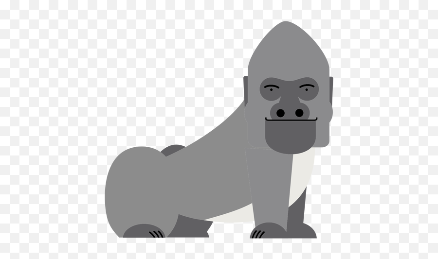 Gorilla Monkey Illustration - Transparent Png U0026 Svg Vector File Gorila Png Emoji,Monkey Emoji Merchandise