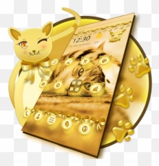 Kitty Pink Angel 2dtheme Is Designed For All Cat Lovers - Happy Emoji,Praying Emoji Samsung