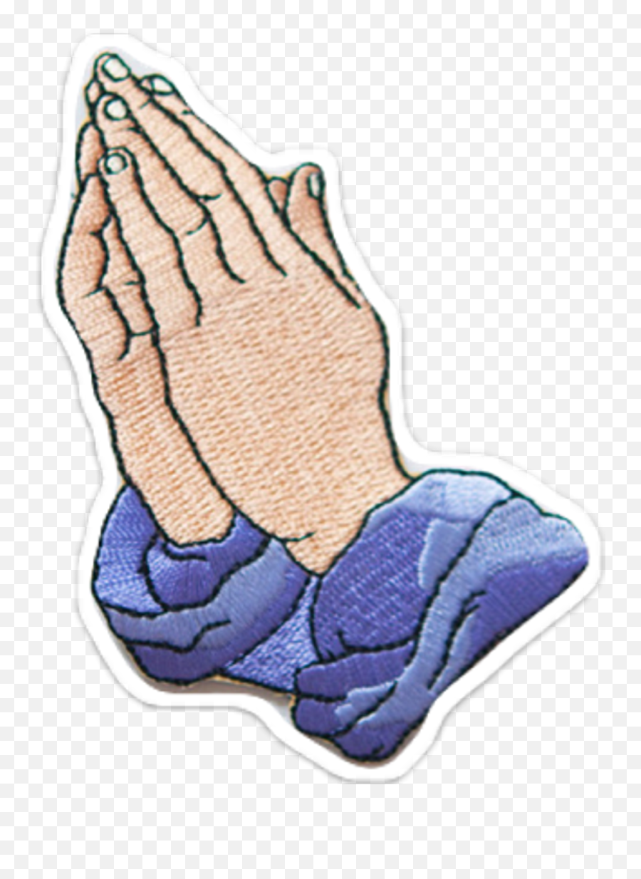 Praying Hands Emoji Clip Art Prayer - Emoji Praying Hands Png,Folded Hands Emoji
