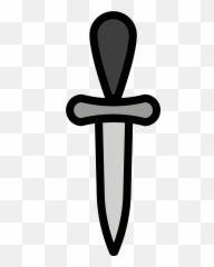 Dagger Emoji Clipart - Solid,Crossed Swords Emoji