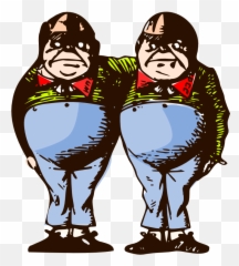 February 2015 Norah Colvin - Two Twins Of Alice In The Wonderland Emoji,Sideways Glance Emoticon