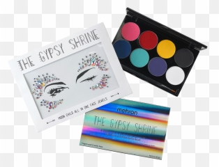 Mehron - The Gypsy Shrine Face U0026 Body Makeup Palette With Jewel Set Shrine Face Emoji,Jewel Emoji