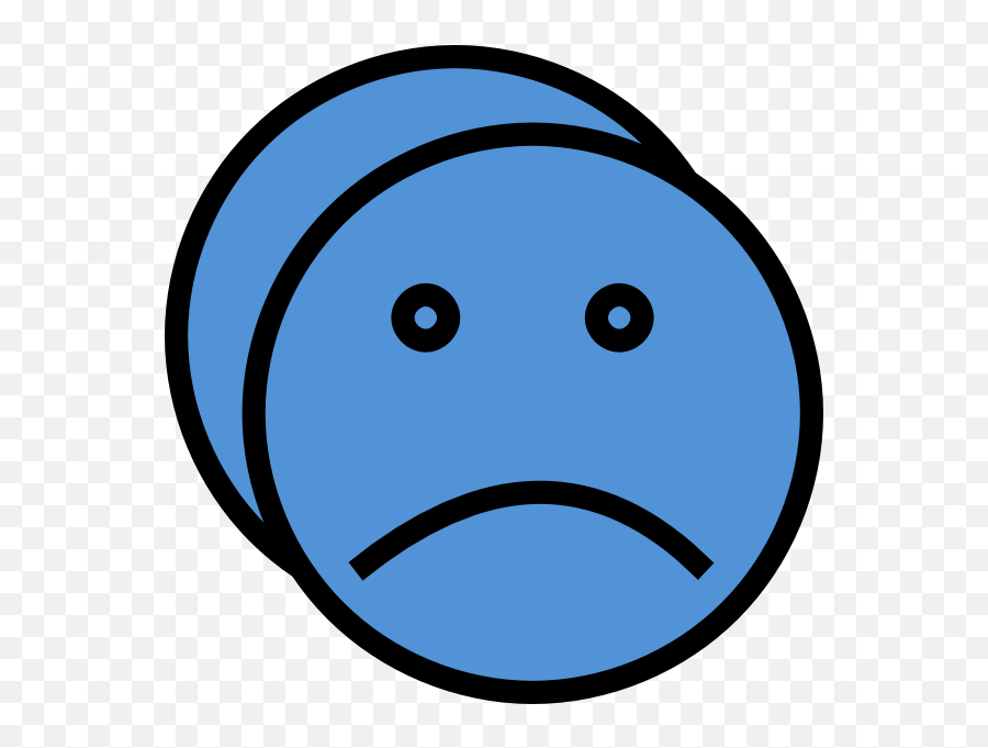 Sad Face Crying Clipart Clipartcow 3 Clipartix - Clipartix Blue Sad Face Emoji,Crying Emoticon