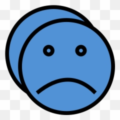 Sad Face Crying Clipart Clipartcow 3 Clipartix - Clipartix Blue Sad Face Emoji,Crying Emoticon