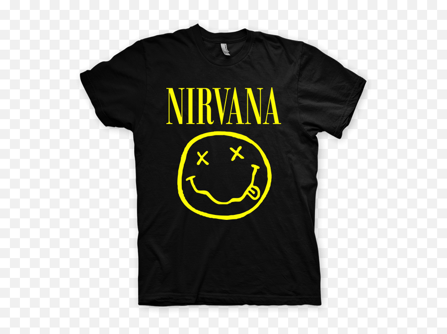 Camisetas Nirvana Smile Na Coldrockcombr - Meat Liquor London Emoji,Bon Jovi Emoticon