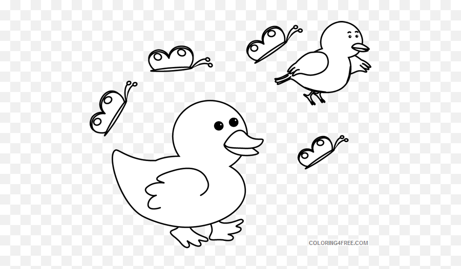 Black And White Rubber Duck Coloring Pages Rubber Duck Black - Color Emoji,Rubber Ducky Emoji