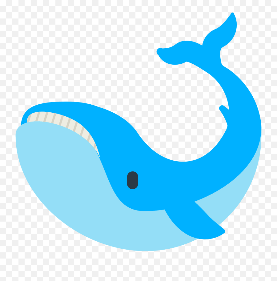 Whale Emoji Clipart - Whale Emoji,Marine Emoji