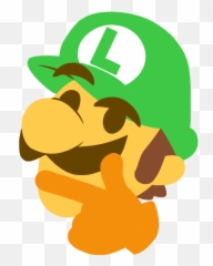 Luigi Emoji,Thonk Emoji Transparent