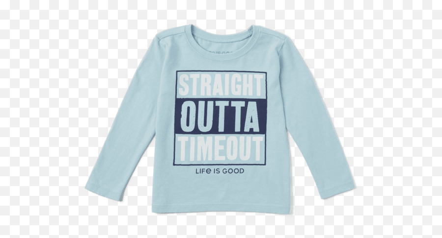 Sale Toddler Straight Outta Timeout - Long Sleeve Emoji,Emoji Tops For Kids