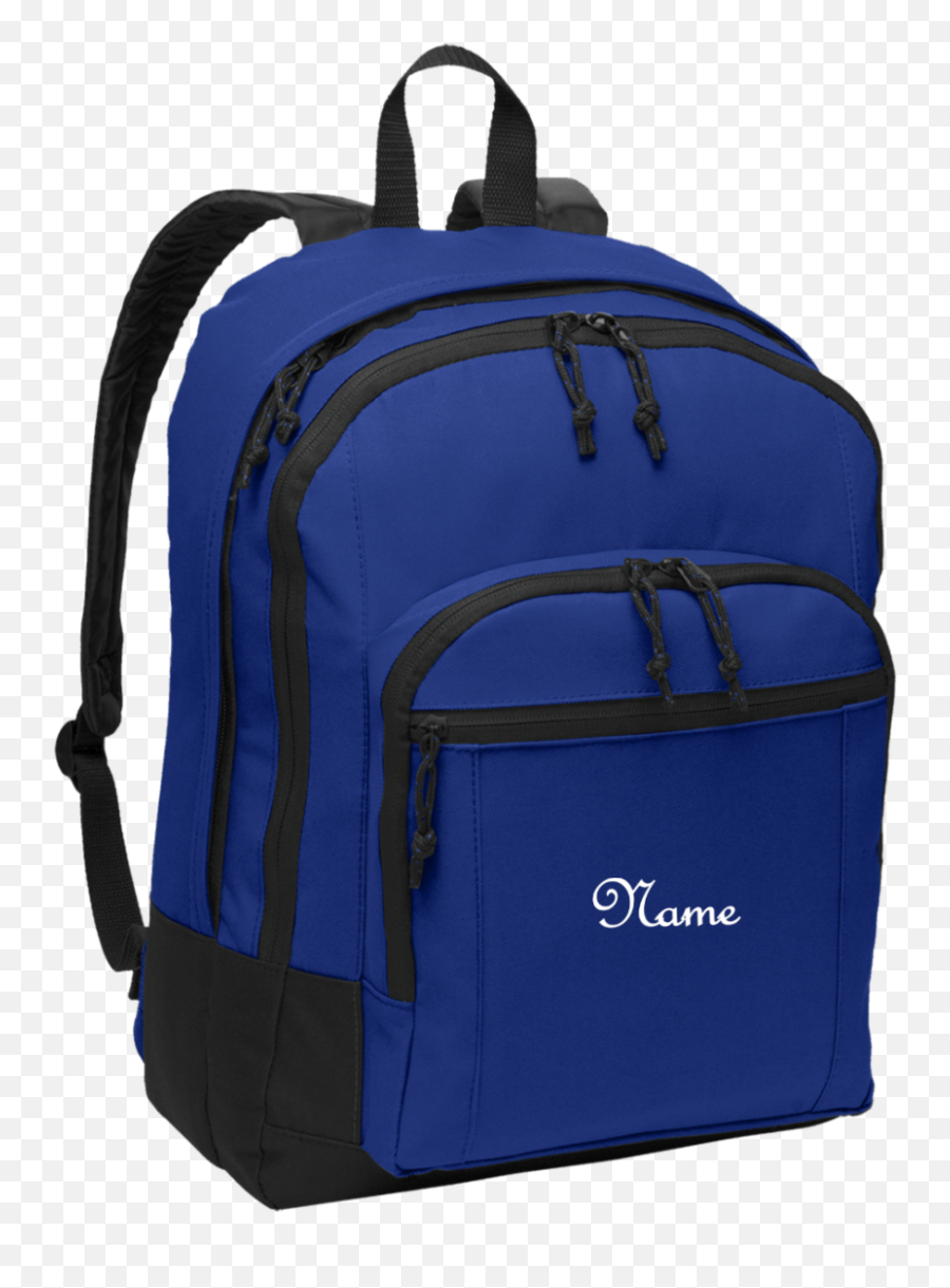 Personalized Full Name Or Monogram Embroidered Backpack By Port Authority - Backpack Emoji,Cute Emoji Backpacks