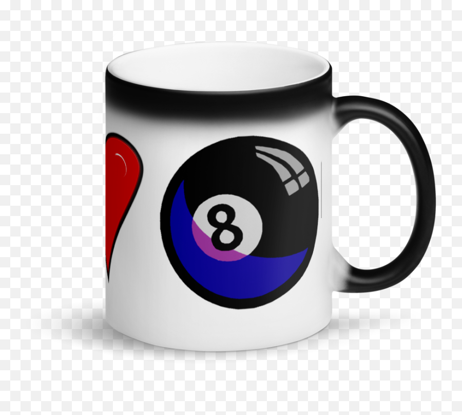 8 Ball Love - Mug Emoji,Magic Ball Emoji