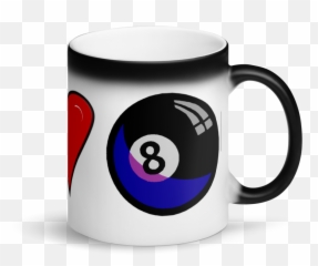 8 Ball Love - Mug Emoji,Magic Ball Emoji