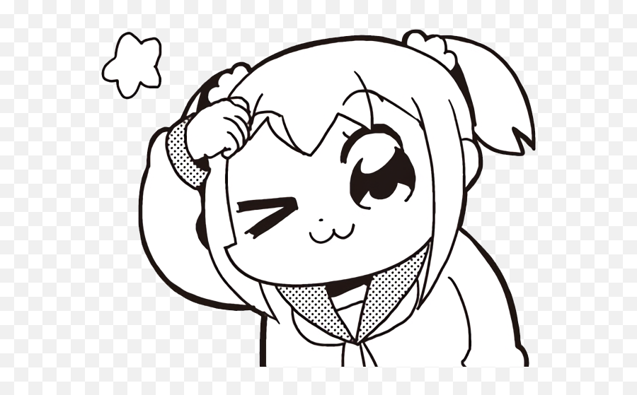 Pop Team Epic Reaction Meme Collection - Pop Team Epic Ups Emoji,Dickbutt Emoji Transparent