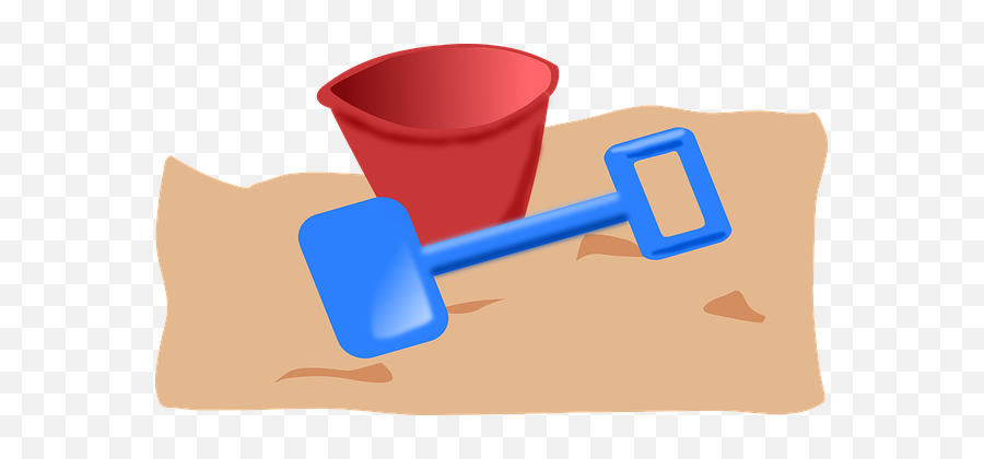Clipart Bucket And Spade - Clip Art Library Animated Bucket And Spade Emoji,Emoticons Spade