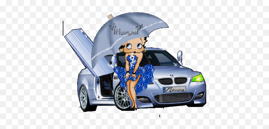 Betty Boop - Page 9 Gifs Animados De Betty En Coches Emoji,Emoticons Da Betty Boop