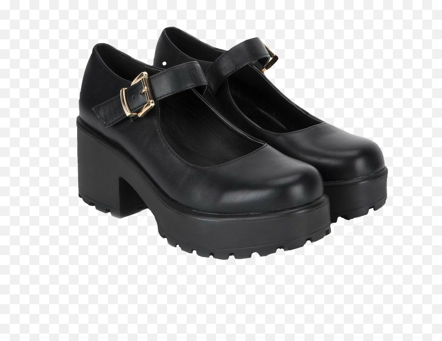 Shoes Blackshoes Sticker - Black Mary Jane Png Emoji,Show Me An Emoji For Future Wife